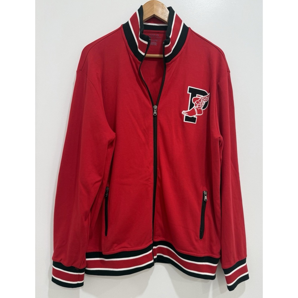 Polo Ralph Lauren Mens Jacket Size Large Stadium P-Wing Red
